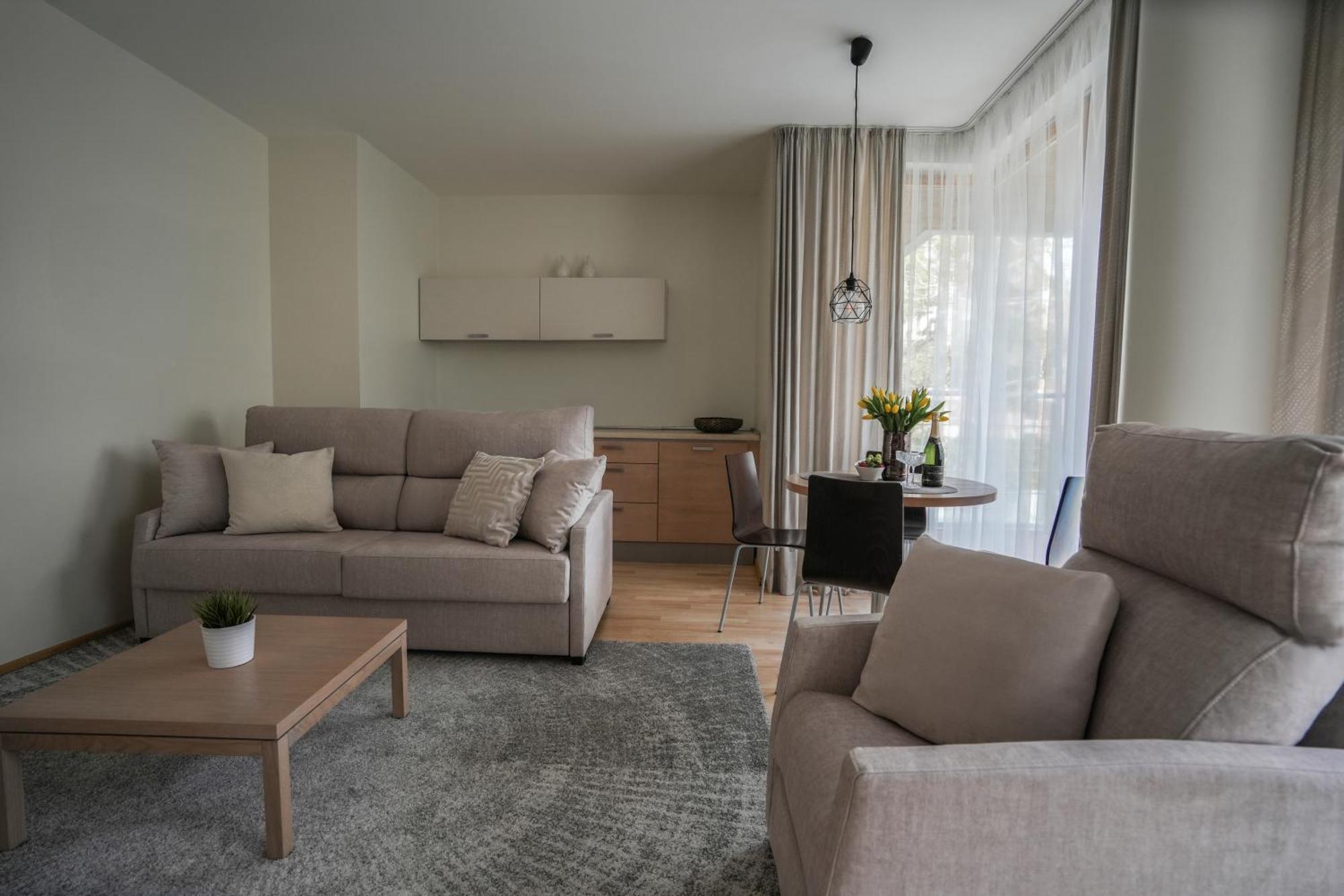 Apartamentai Tylios Pusys パランガ エクステリア 写真